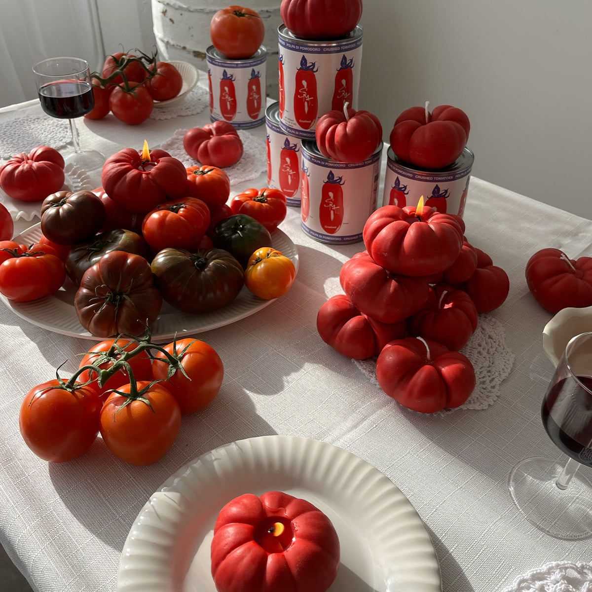 Heirloom Tomato Candle | Red Farmers Markets Scandles