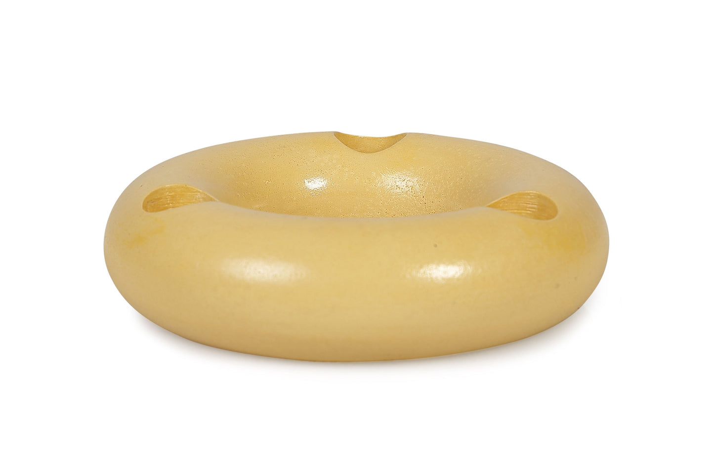 Nordic Donut Concrete Candle Holder | Set of 2 | Mustard Yellow Kitchen essential Casa Amarosa