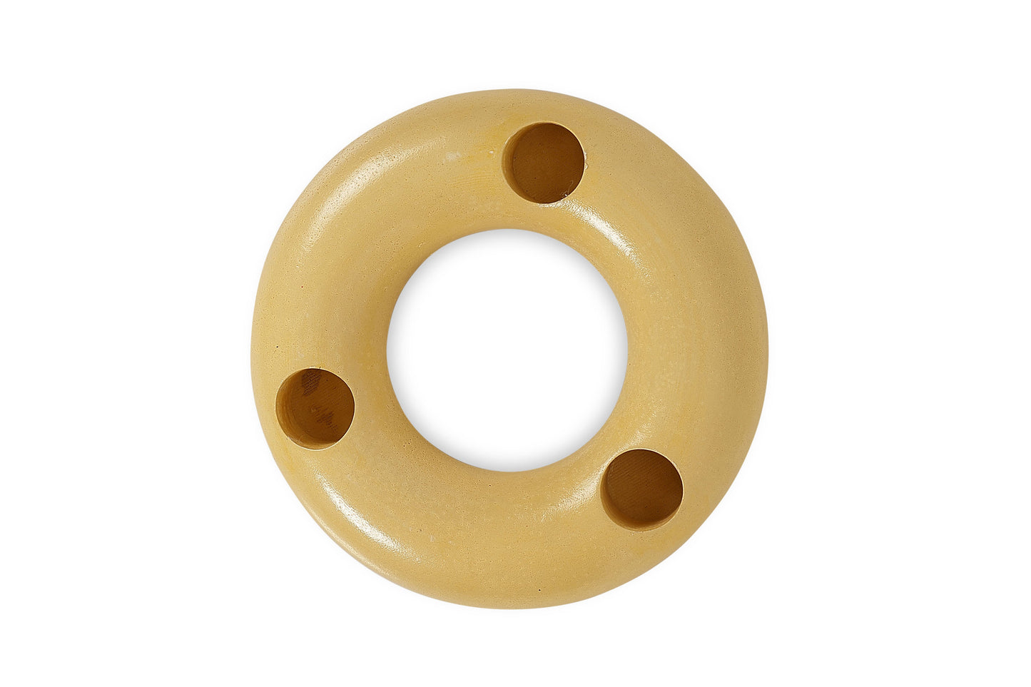 Nordic Donut Concrete Candle Holder | Set of 2 | Mustard Yellow Kitchen essential Casa Amarosa