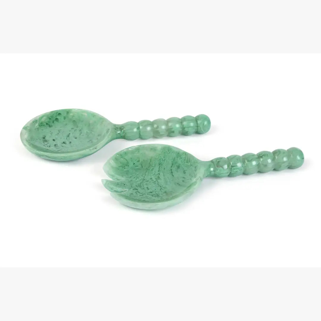 Resin Salad Server Set of 2 | Green Kitchen essential Casa Amarosa