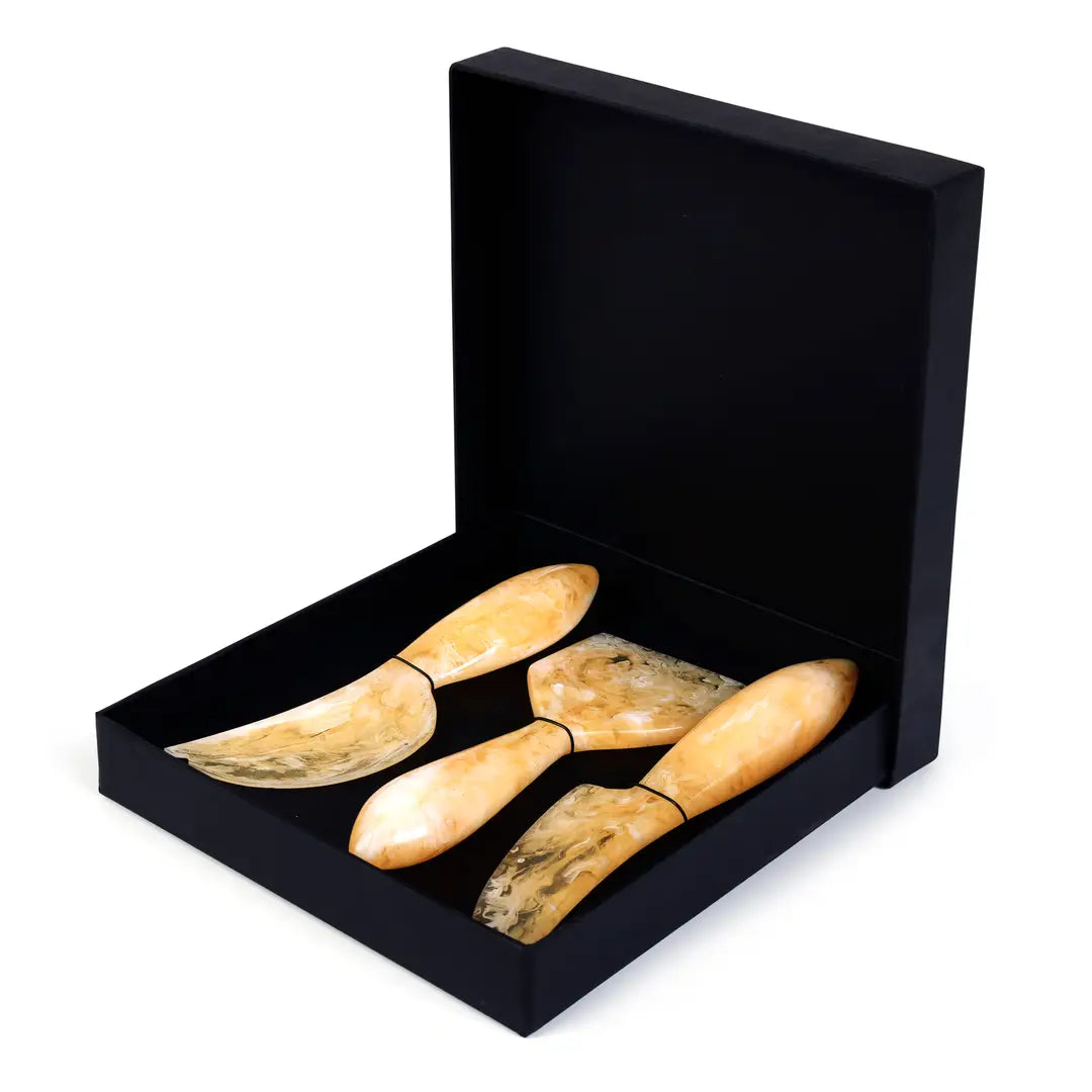 Resin Cheese Knife Set | Peach Kitchen essential Casa Amarosa