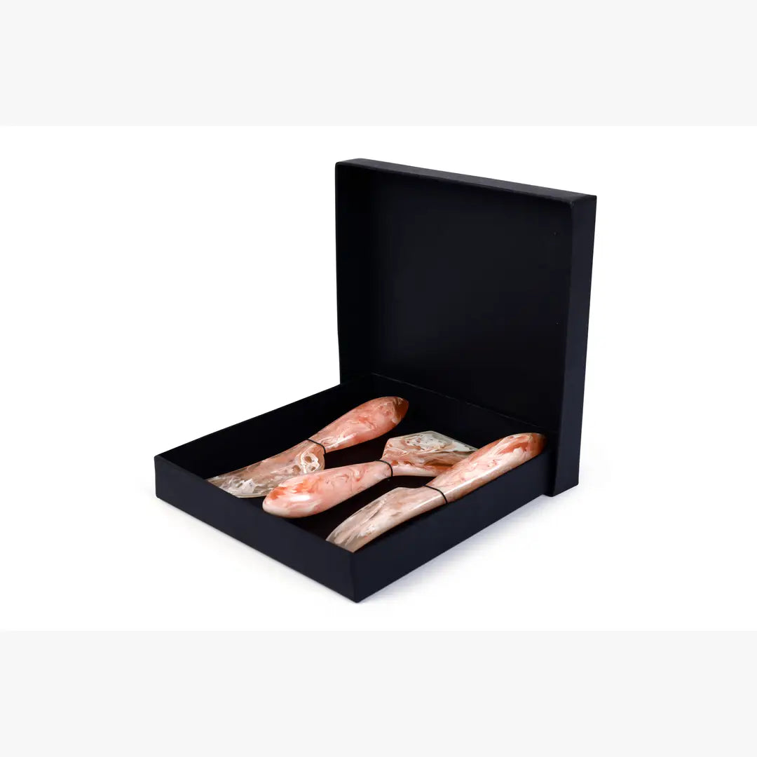 Resin Cheese Knife Set | Pink Kitchen essential Casa Amarosa