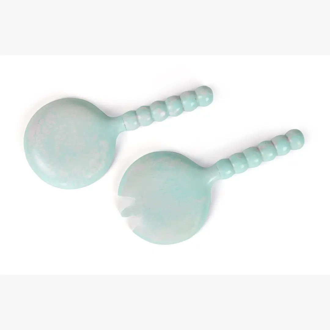Blue Resin Salad Servers | Set of 2 salad server Casa Amarosa