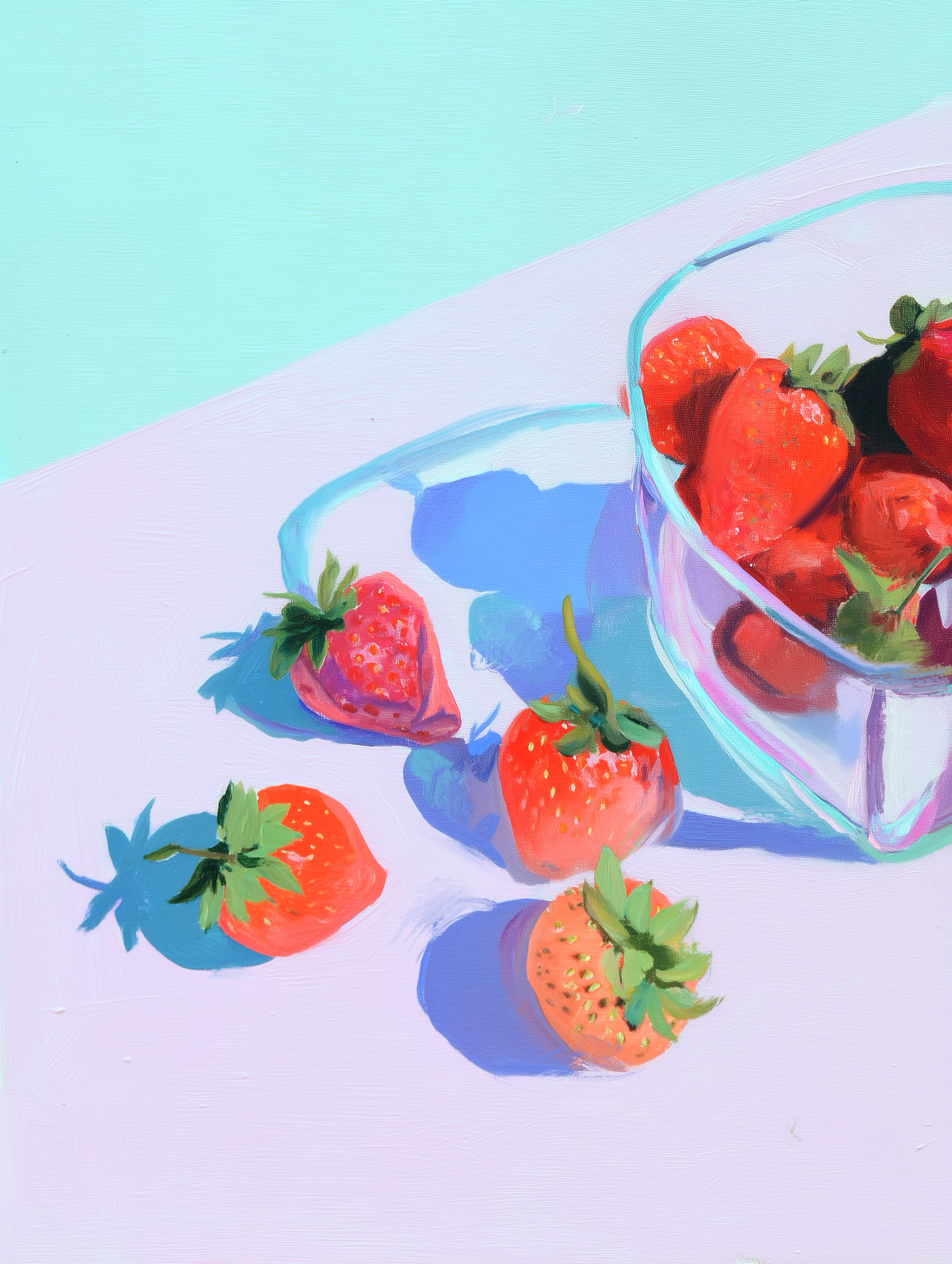 Strawberry Study Art Print Art Prints Mai Autumn