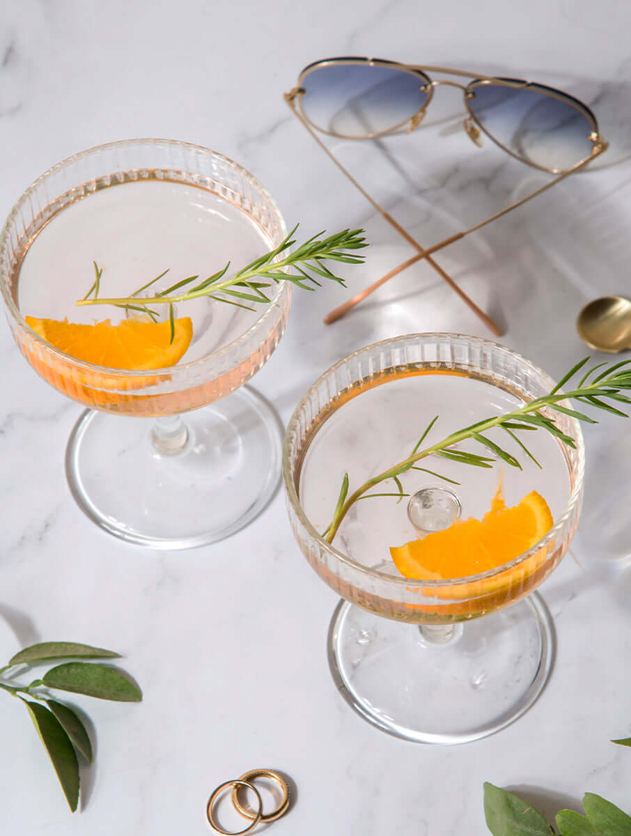 Audrey Coupe Glass | Set of 4 Drinking glass Casa Amarosa