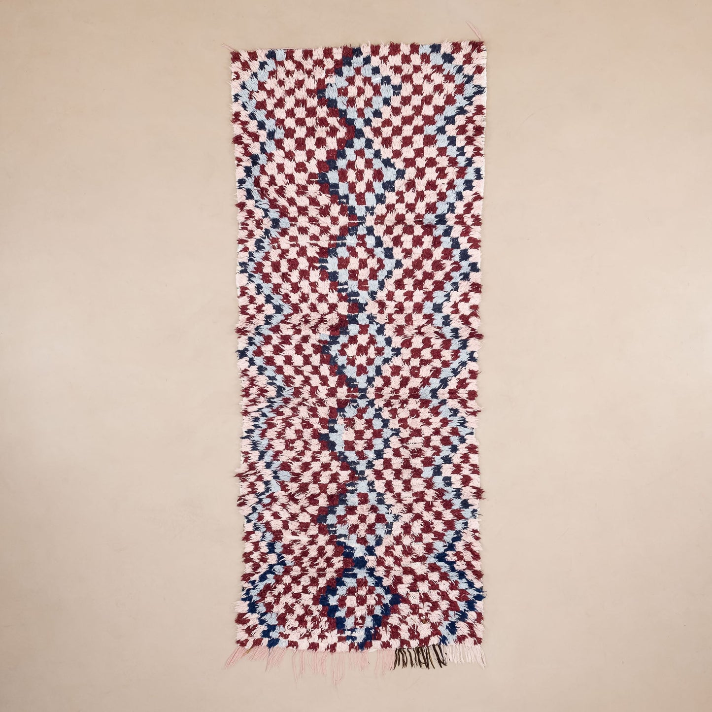 Nafisah - vintage boucherouite rug boucherouite rug Benisouk