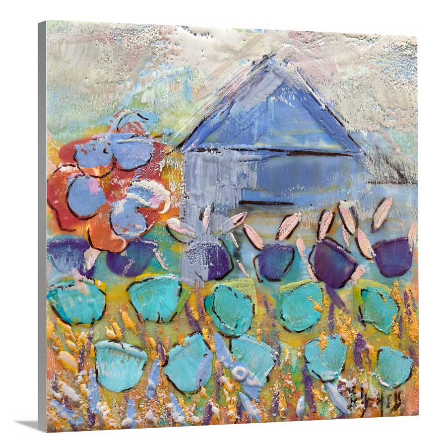 Blueberry Farm | Open Edition Canvas Print Print Sorelle Gallery Fine Art