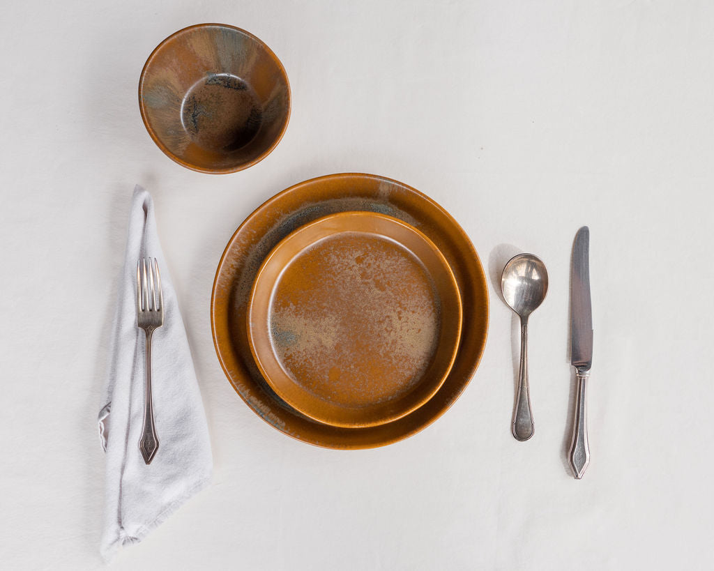 3 Piece Skali Coupe Dinner Setting Set Haand