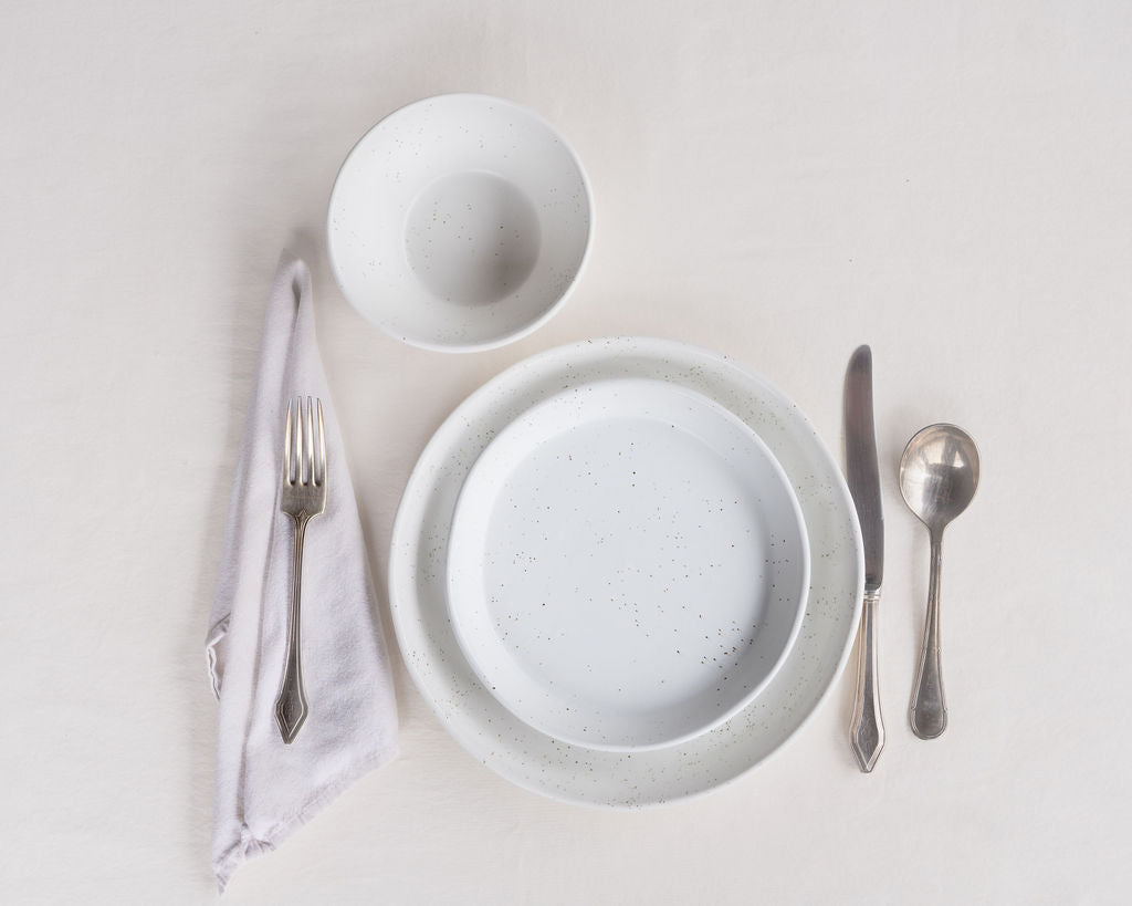 3 Piece Skali Coupe Dinner Setting Set Haand
