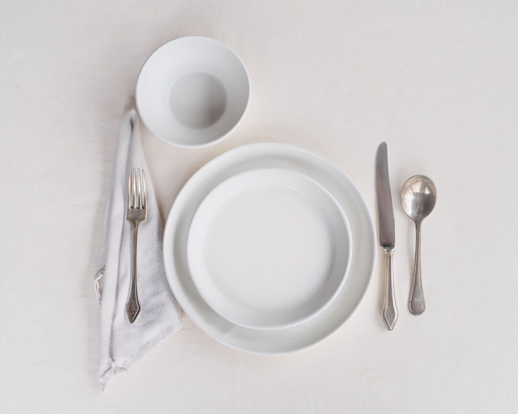 3 Piece Skali Coupe Dinner Setting Set Haand