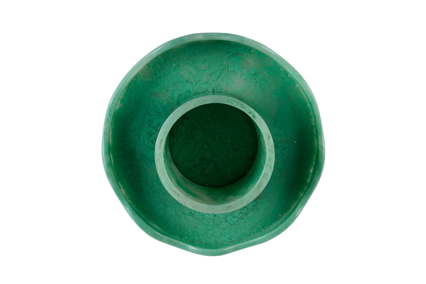 Scallop Resin Cake Stand | Green Cake stand Casa Amarosa