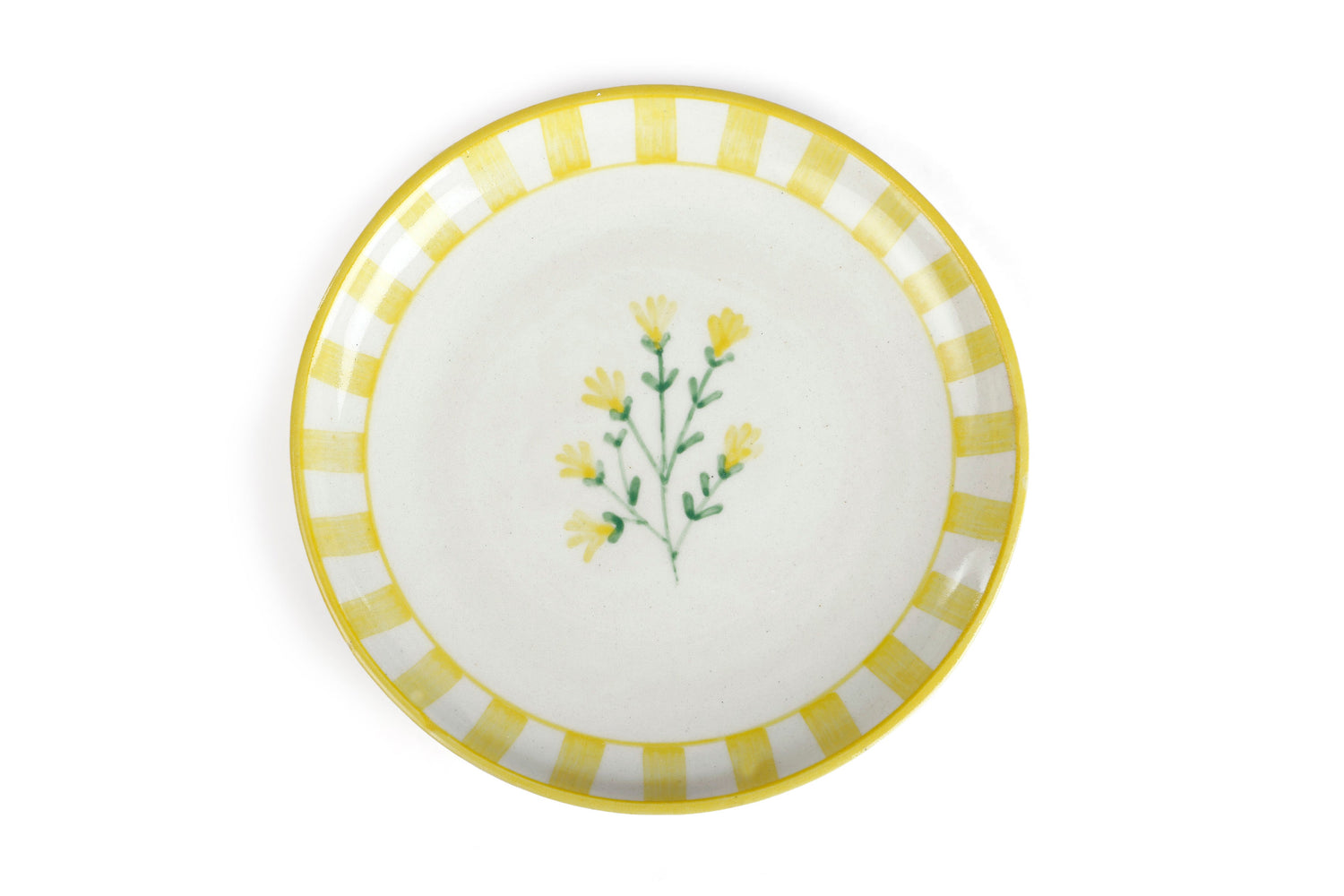 Handcrafted Ceramic Dessert Plates | Set of 4 | Sunshine Spring plates Casa Amarosa