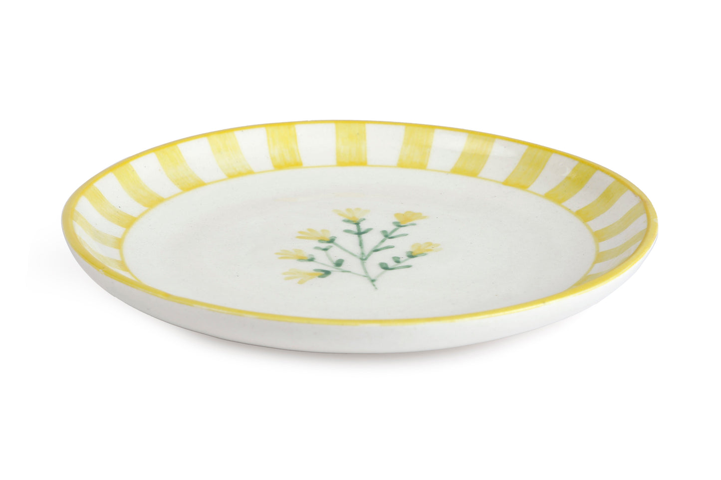 Handcrafted Ceramic Dessert Plates | Set of 4 | Sunshine Spring plates Casa Amarosa