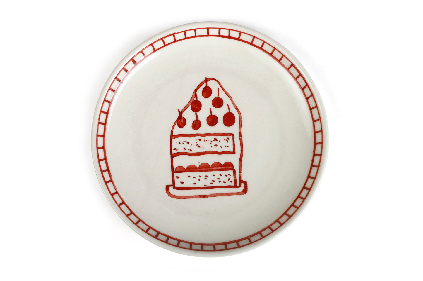 Handcrafted Ceramic Dessert Plate | Set of 4 | Celebration plates Casa Amarosa