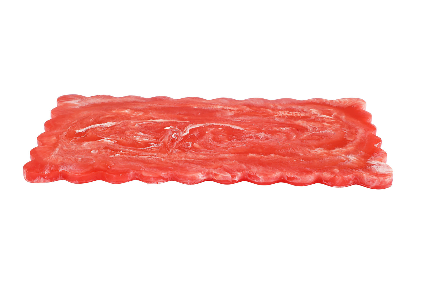 Pink Scallop Resin Cheese Board cheese board Casa Amarosa