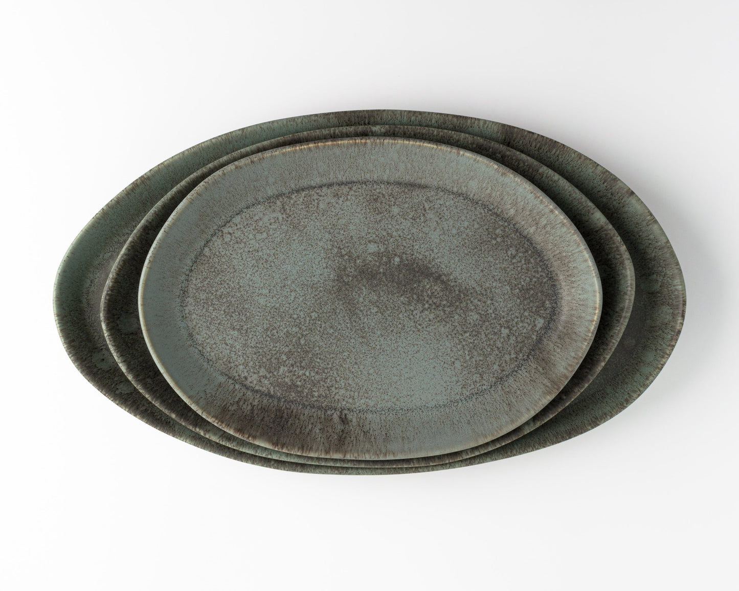 3 Piece Ceramic Serving Platter Set
