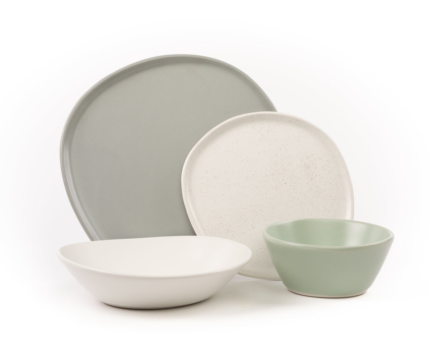 4 Piece Ripple Dinner Setting Set Haand Oslo