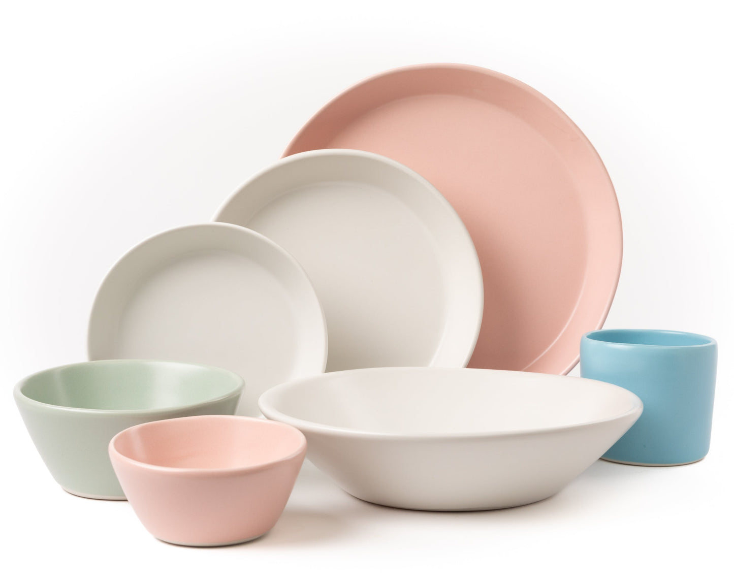 7 Piece Skali Coupe Dinner Setting Set Haand San Tropez