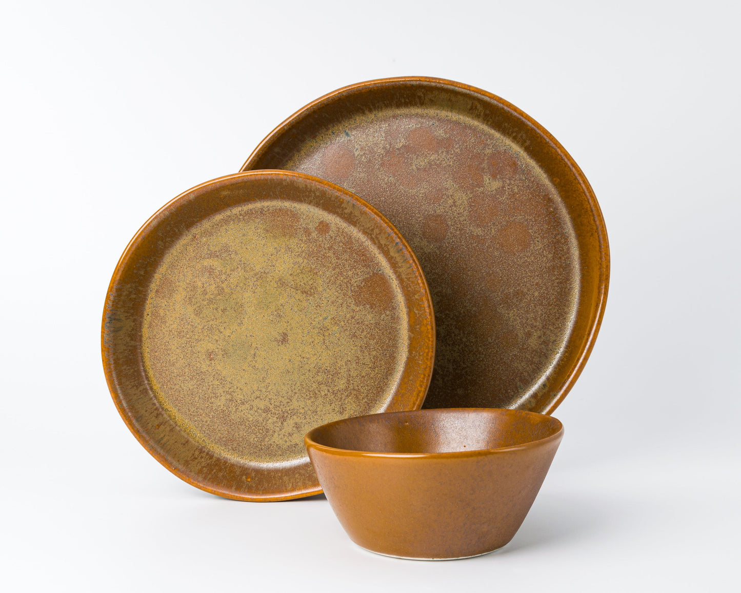 3 Piece Skali Coupe Dinner Setting Set Haand Burl