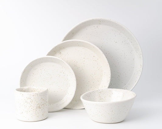 5 Piece Skali Coupe Dinner Setting Set Haand Birch