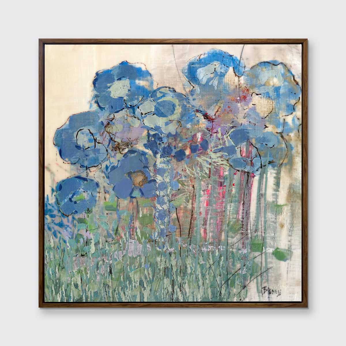 Hydrangea Blues | Open Edition Canvas Print Print Sorelle Gallery Fine Art