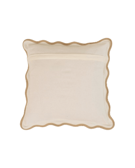 Handwoven Scallop Accent Cushion | Lavender Cushion Casa Amarosa