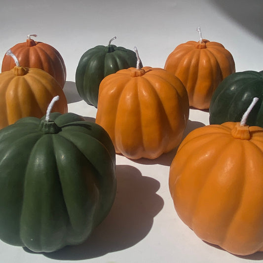Pumpkin Candle | Hand-Poured Soy Wax Farmers Markets Scandles Orange Pumpkin Pie