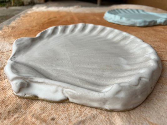 Medium Shell Platter | Made-to-Order Stoneware Platter Platter Beau Rush Ceramics