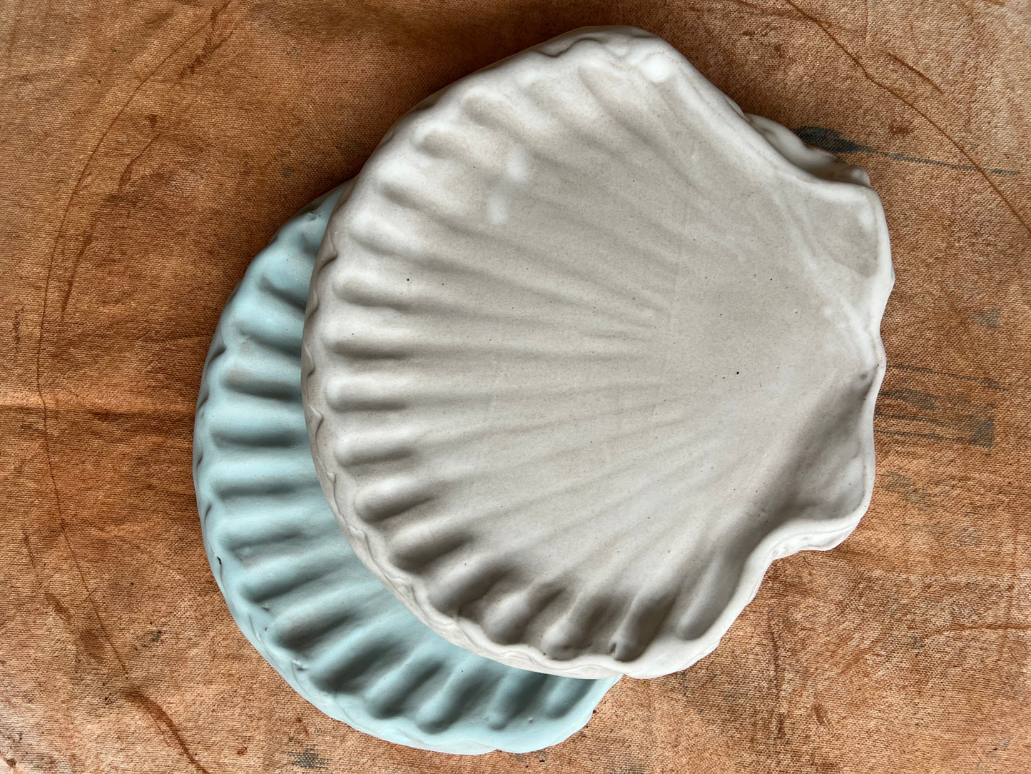 Medium Shell Platter | Made-to-Order Stoneware Platter Platter Beau Rush Ceramics