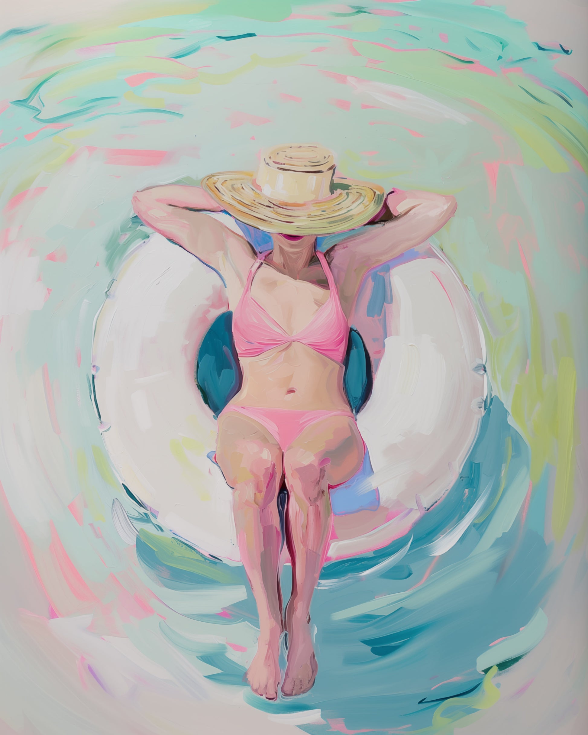 Lazy River Art Print Artwork Mai Autumn