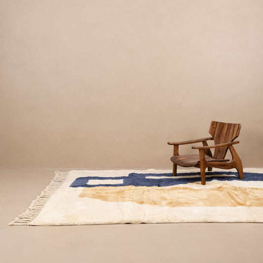 Luminary Mirage - Luxury Shag Moroccan Rug mrirt rug Benisouk