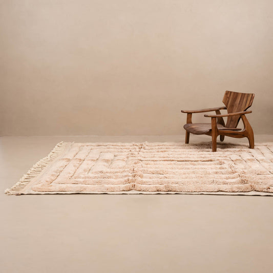 Soft Elegance - Luxury Shag Moroccan Rug mrirt rug Benisouk
