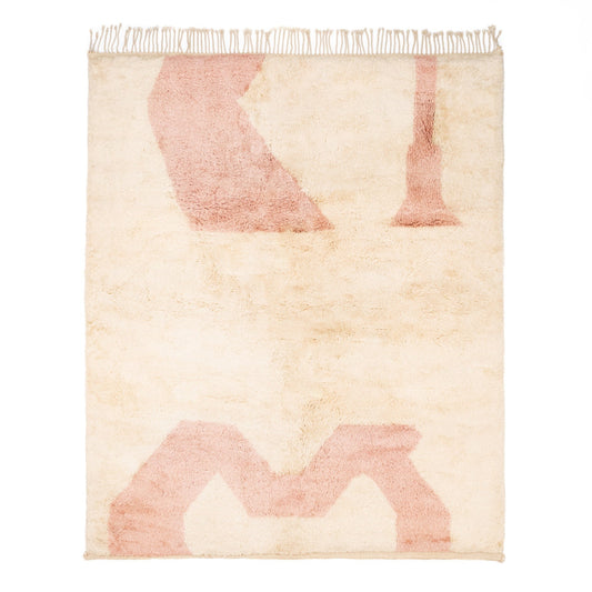 Soft Echoes - Luxury Shag Moroccan Rug mrirt rug Benisouk