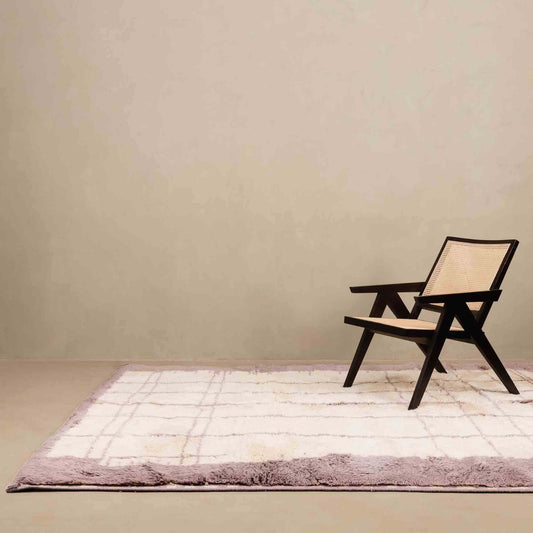 Regal Romance | Luxury Shag Moroccan Rug