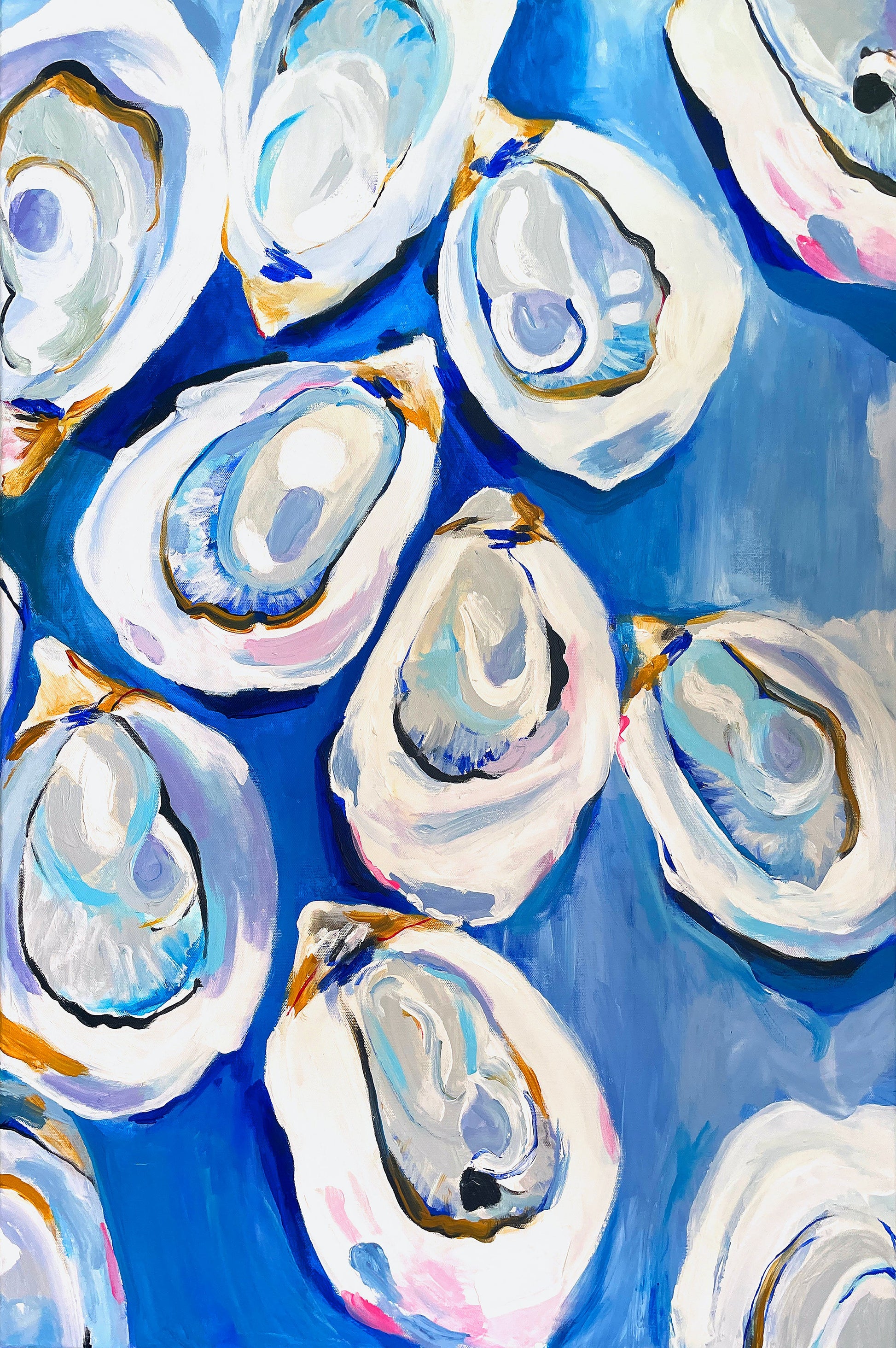 Oyster Shells Art Print Artwork Mai Autumn