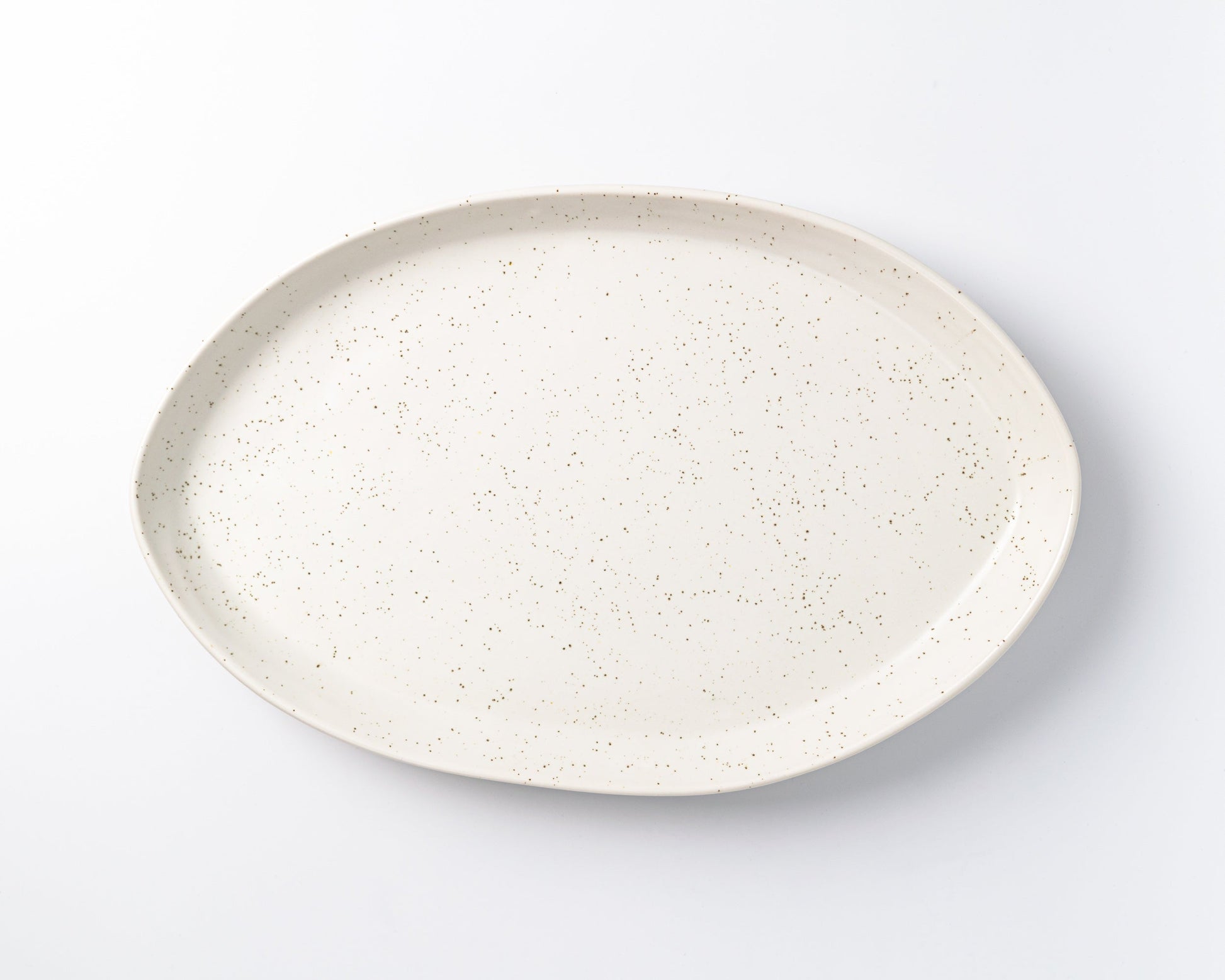 Porcelain Oval Platter Serving Haand Birch