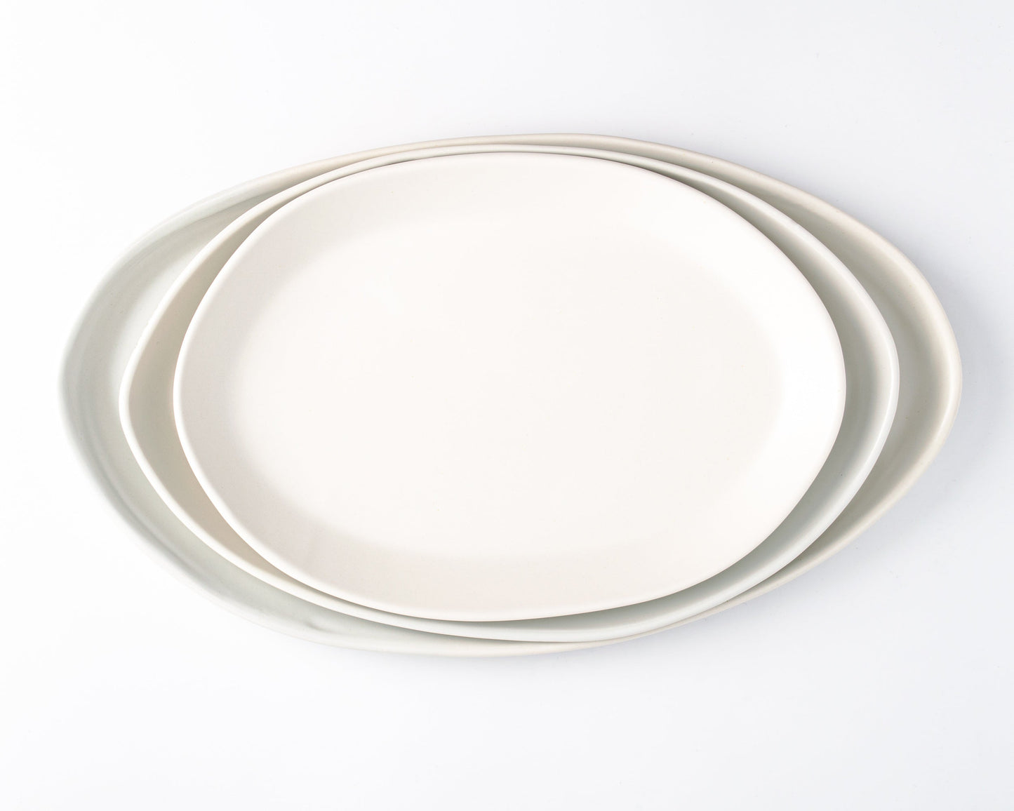 3 Piece Ceramic Serving Platter Set