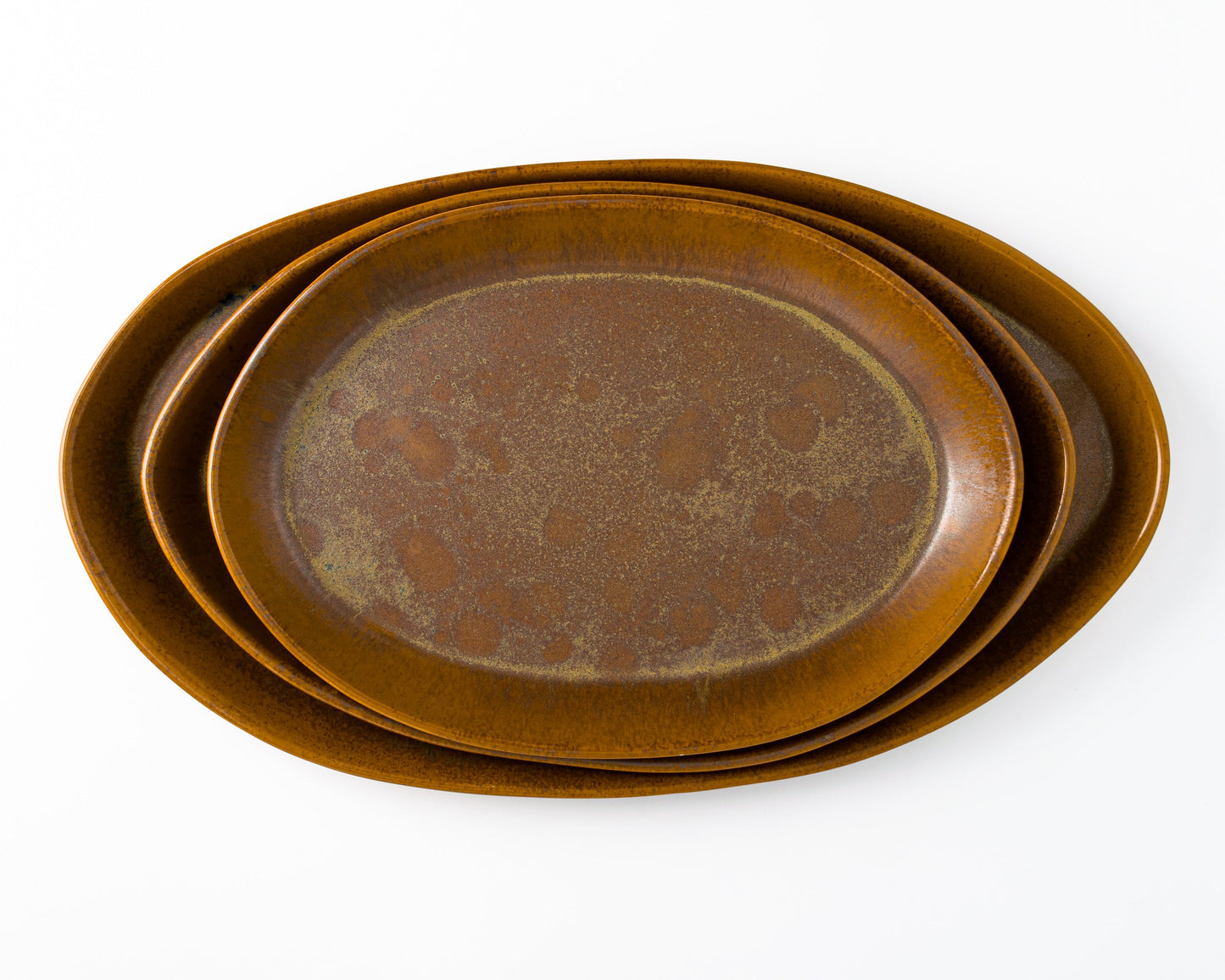 3 Piece Serving Platter Set Set Haand Burl