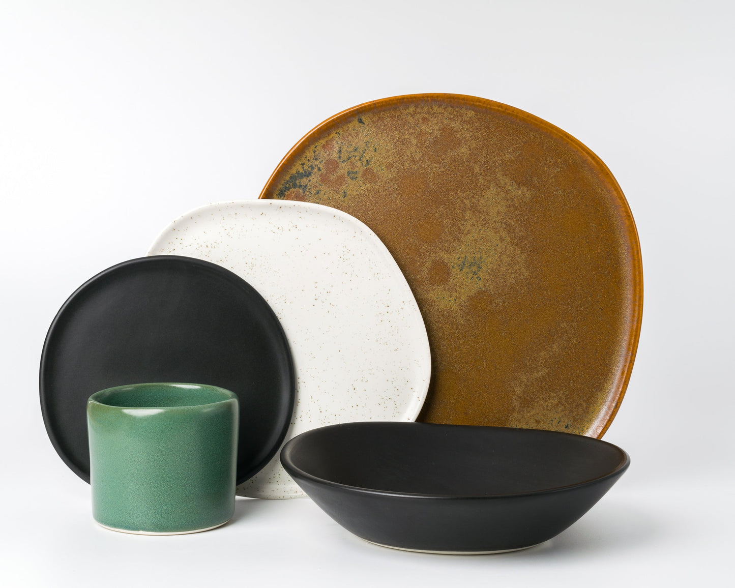 5 Piece Ripple Dinner Setting Set Haand Piedmont