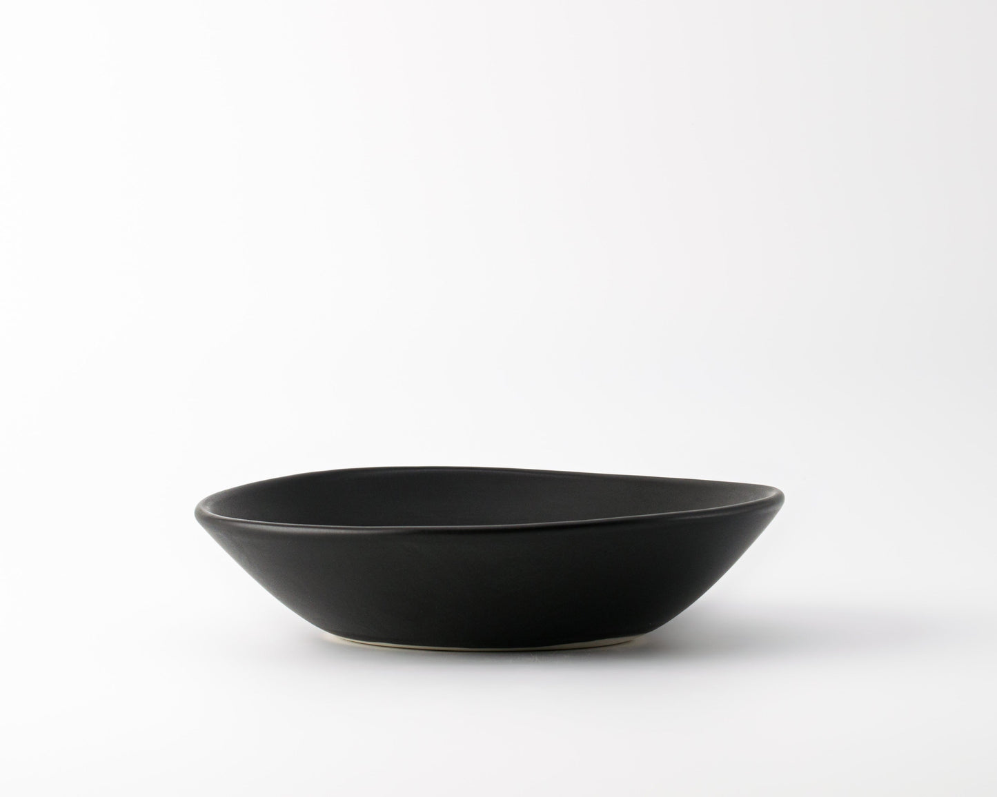 Ripple Pasta Bowl Bowls Haand Matte Black Individual