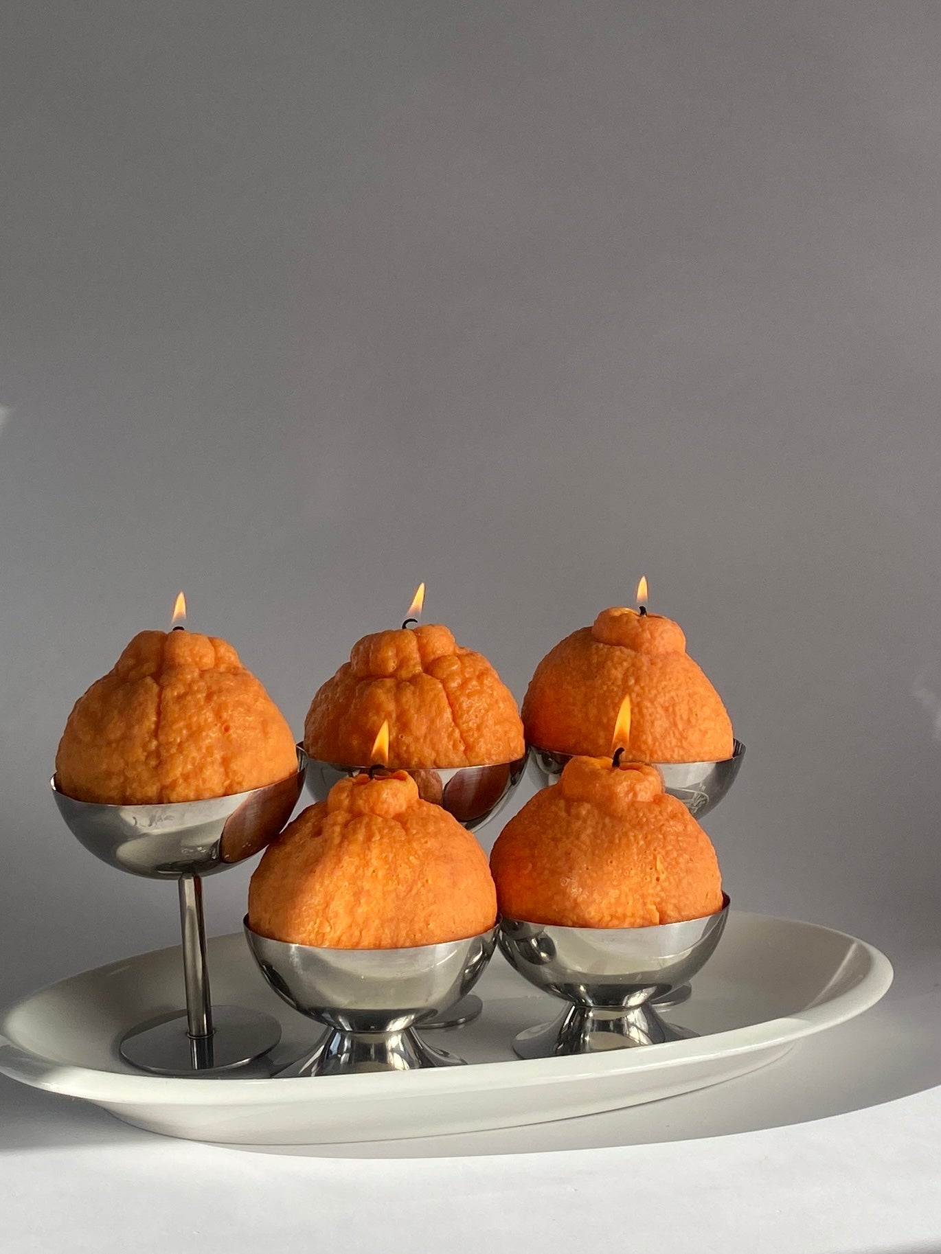Large Dekopon Orange Candle | Hand-Poured Soy Wax Farmers Markets Scandles