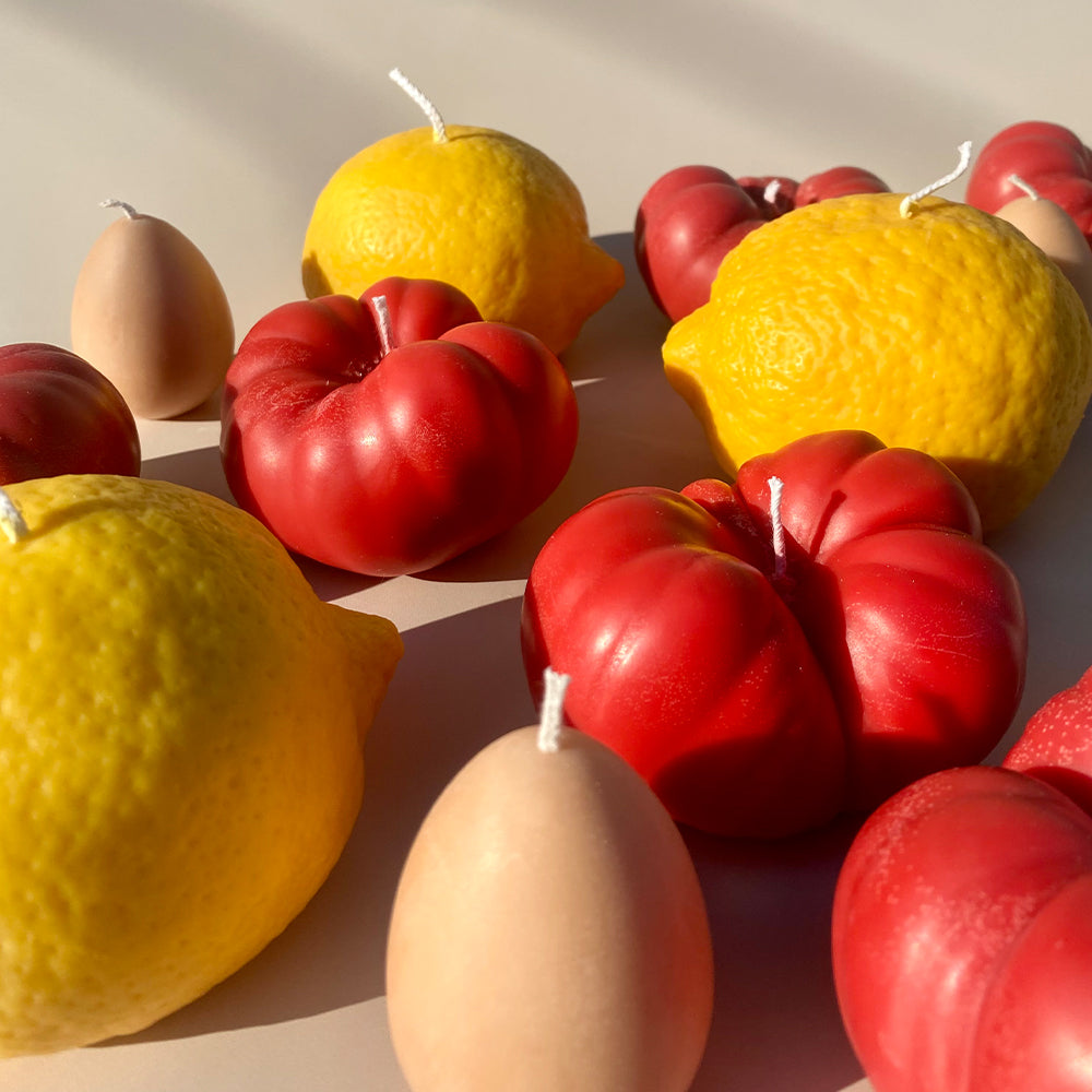 Heirloom Tomato Candle | Red Farmers Markets Scandles