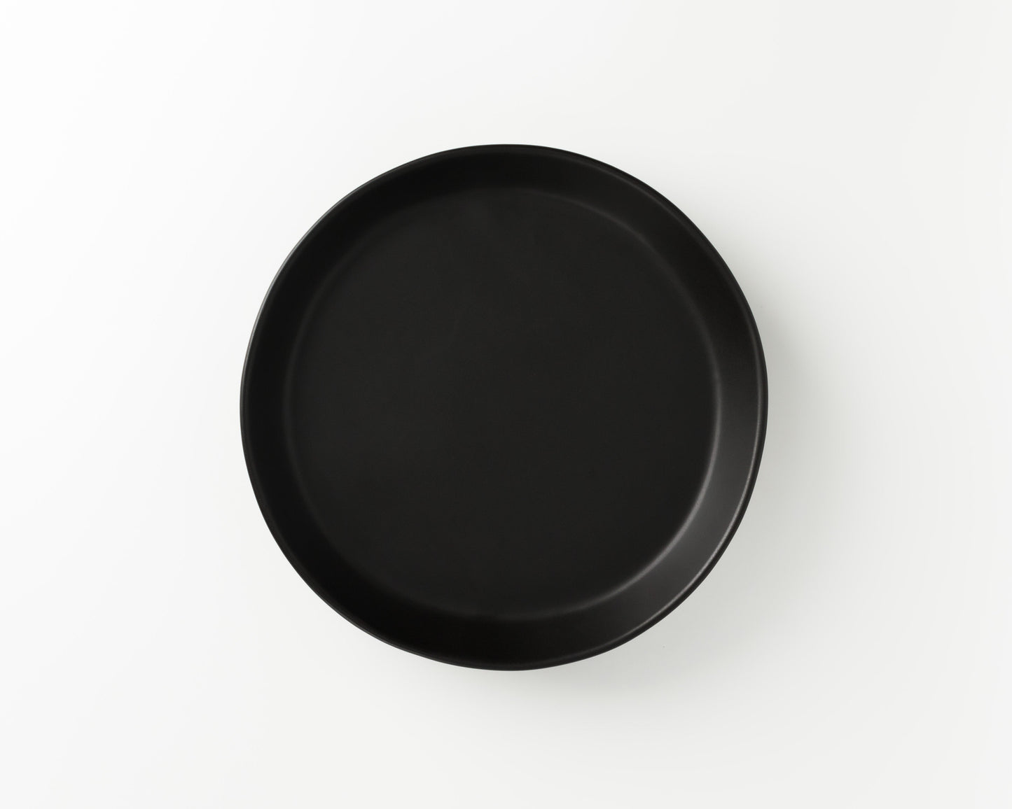 Skali Coupe Dinner Plate Plates Haand Matte Black Individual