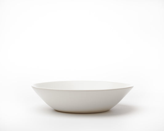 Skali Dinner Bowl Bowls Haand Matte White Individual