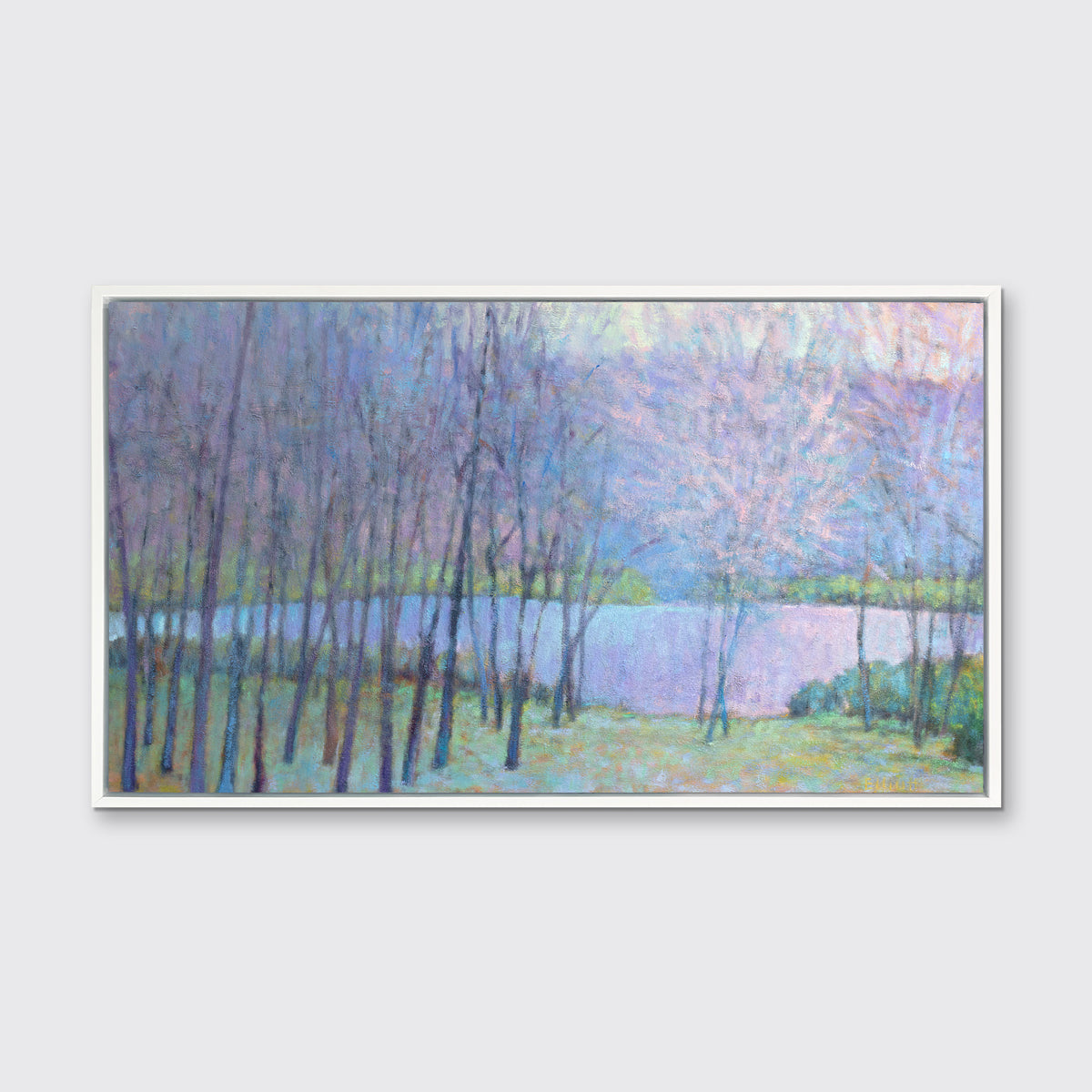 Soft Light on the Pond | Open Edition Canvas Print