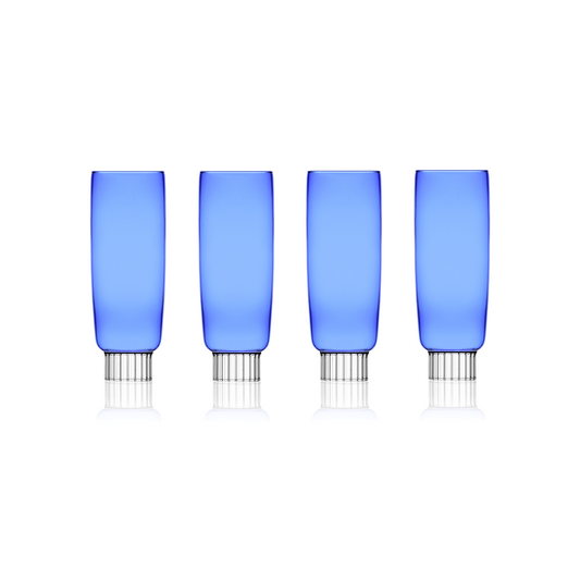Curved Champagne Flutes