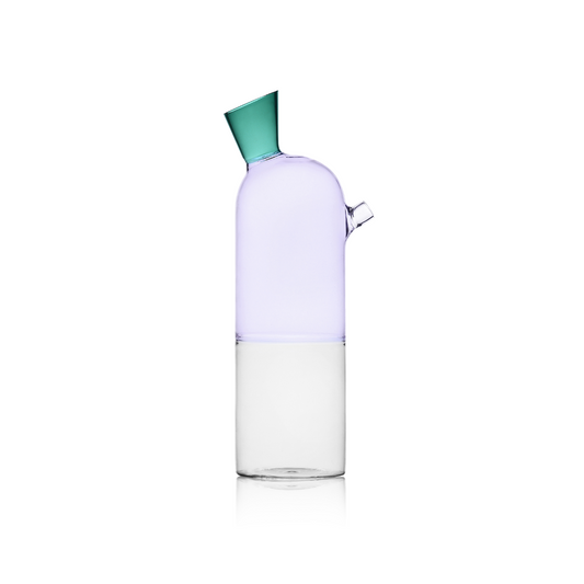 Whimsical Carafe | Pastel Hand-Blown Glass Pitcher