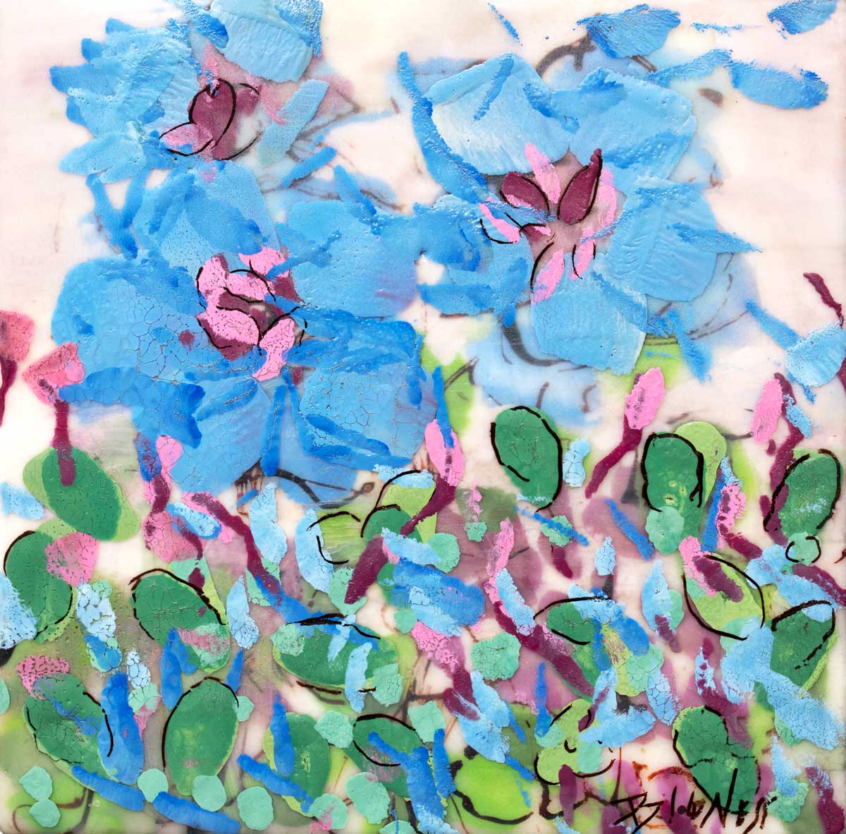 Three Posies I | Open Edition Canvas Print Print Sorelle Gallery Fine Art