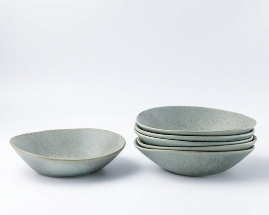 Ripple Pasta Bowl Bowls Haand Concrete Set of 4