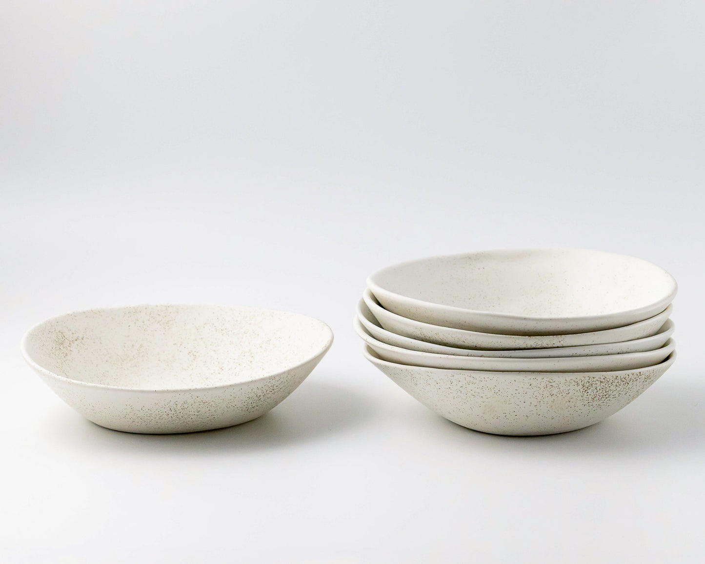 Ripple Pasta Bowl Bowls Haand Birch Set of 4
